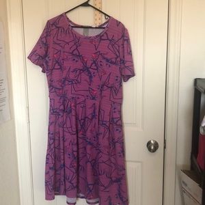 Lularoe Disney Amelia NBC Jack the skeleton 3xl dress